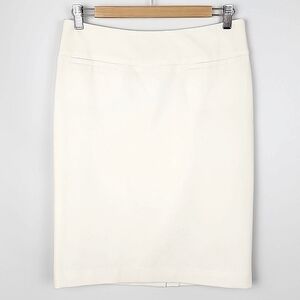 Carriere Studio Women's White Structured Pencil Skirt EU 32 US 2